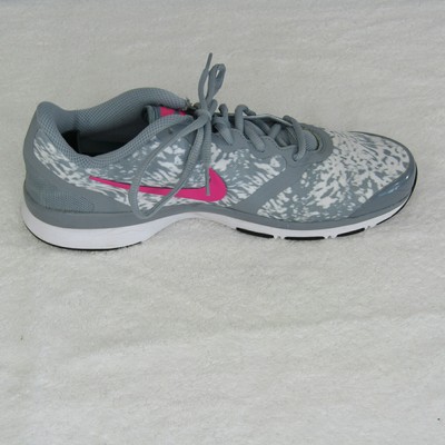 nike running shoes grey and pink