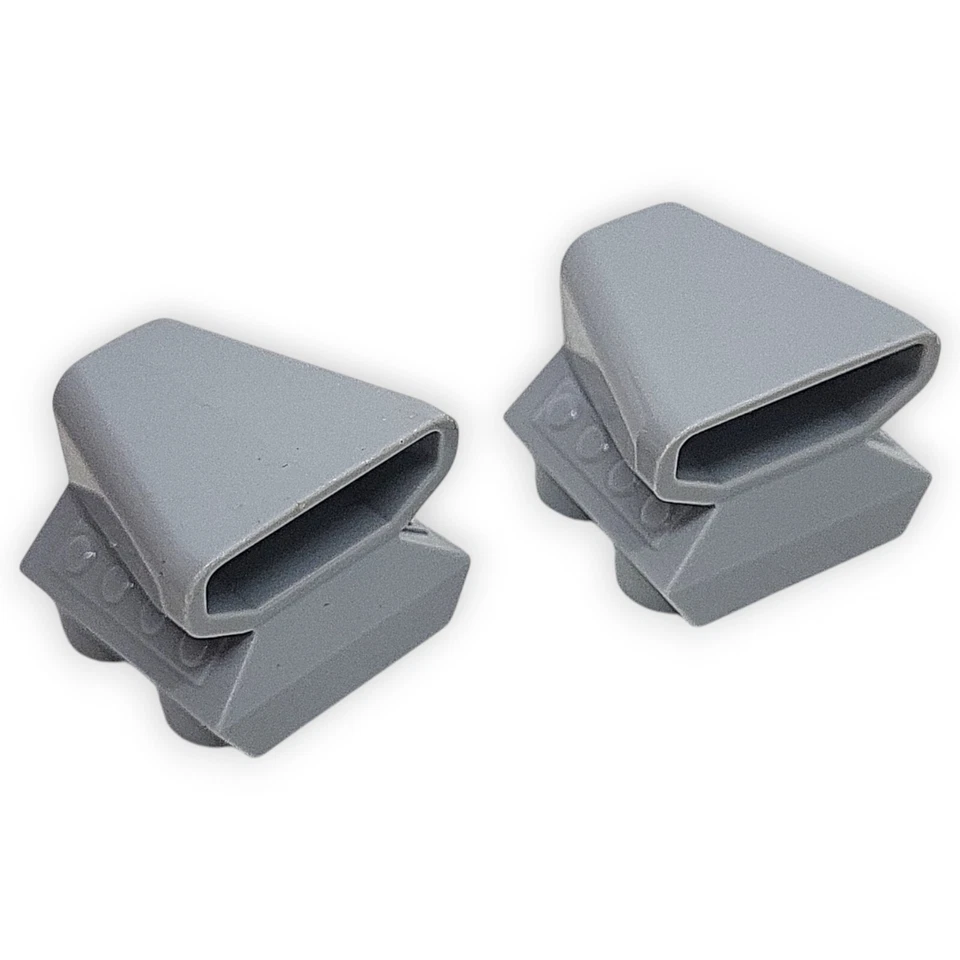 2x Lego Motor Motorblock 50943 2x2 Hellgrau Light Bluish Gray Auto Fahrzeug Teil - Bild 2 von 4