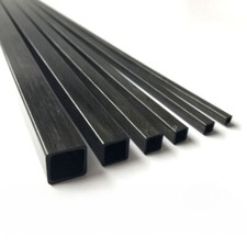 2mm-10mm  50cm Carbon Fiber Square Tube/ Carbon Fiber Square Rod/ Square Tube