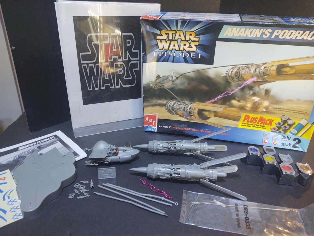 STAR WARS EPISODE 1, ANAKIN'S PODRACER, Plastic Model Kit, Scale 1