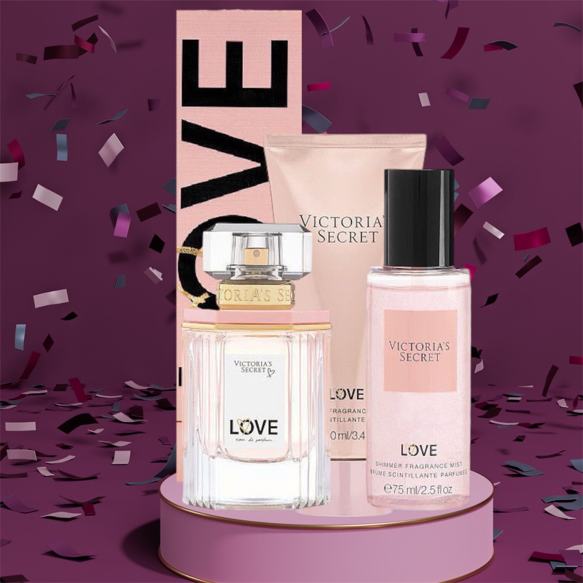 Victoria's Secret LOVE Three Piece Signature Gift Set | eBay