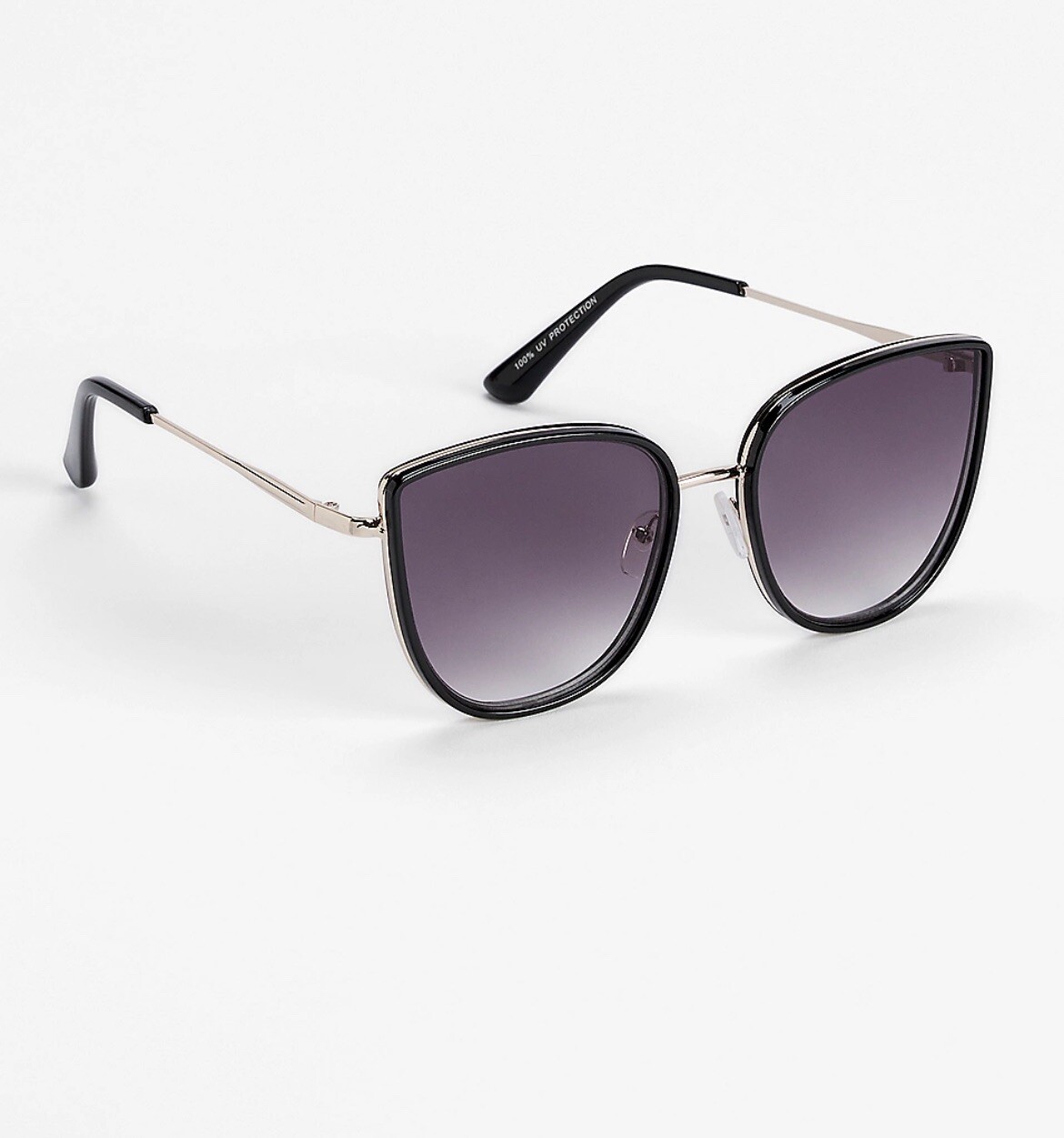 Stylish Torrid Cat Eye Sunglasses Featuring Rose Gold Frame-image