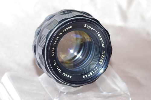 Objectif M42 55mm f2 SUPER TAKUMAR avec bouchons, pare-soleil, housse, PIQUE TOP - Photo 10/24
