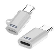 Cablecy USB-C Type C Male to 8P Female 27W Power 480Mbps Data Adapter iPhone 15