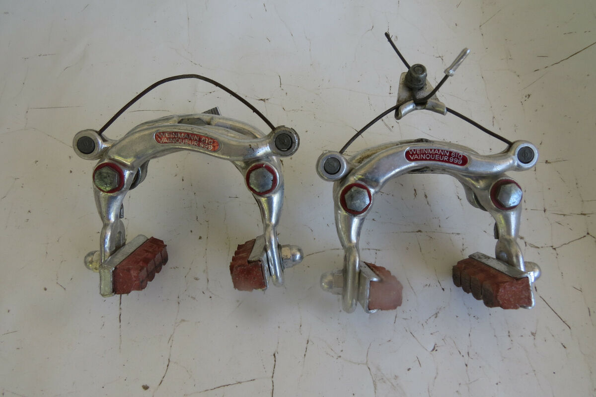 WEINMANN 610 VANQUEUR 999 RED BRAKES SET SHOES ROAD RACING WEINMANN 610 VANQUEUR 999 RED BRAKES SET SHOES ROAD RACING