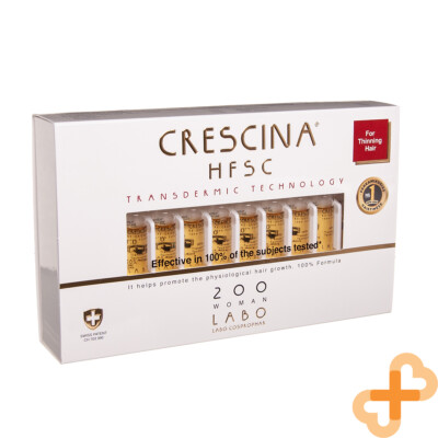 Crescina HFSC Transdermales Serum 200 Frauen Haarwachstum Anti-Dünner 20x3,5ml
