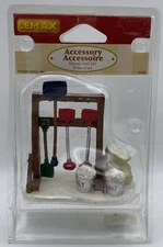 Lemax Village Accessory ~ SHOVELS & SALT 64482 ~ In Package