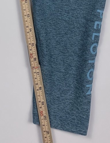 Legging Beyond Yoga X Peloton Cintura Alta Midi Tinte Espacial Azul Mujer 1X Nuevo - Imagen 7 de 9
