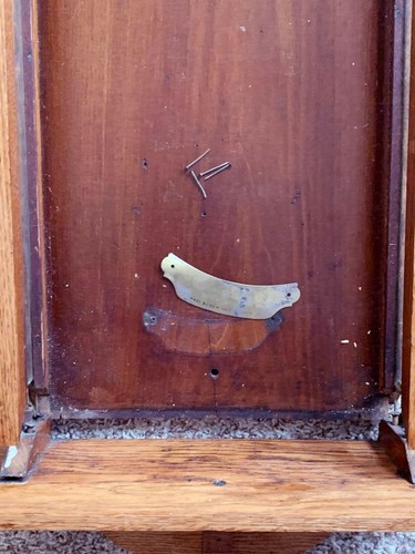 ANTIQUE NEW HAVEN CLOCK COMPANY VAMOOSE WALL CLOCK CASE PARTS ALL OR NONE AS-IS - Picture 4 of 11