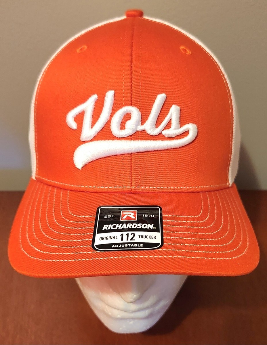 Tennessee Orange & White Funny Football Trucker Hat - Buck FAMA Embroidered Mesh Back, Adjustable, One Size - View #9