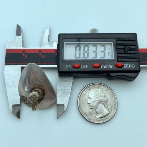 Vintage Sterling Silber Ohrringe mit Schraubverschluss Mexiko (ER63) - Bild 8 von 8