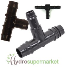 4MM, 13MM, 19MM  - T PIECE , POND, HYDROPONIC SYSTEM, IRRIGATION, NFT
