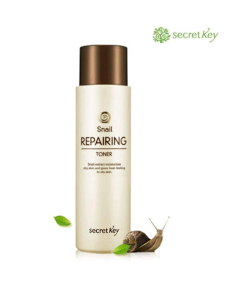 [Secret Key] Snail Repairing Toner 150ml US Seller