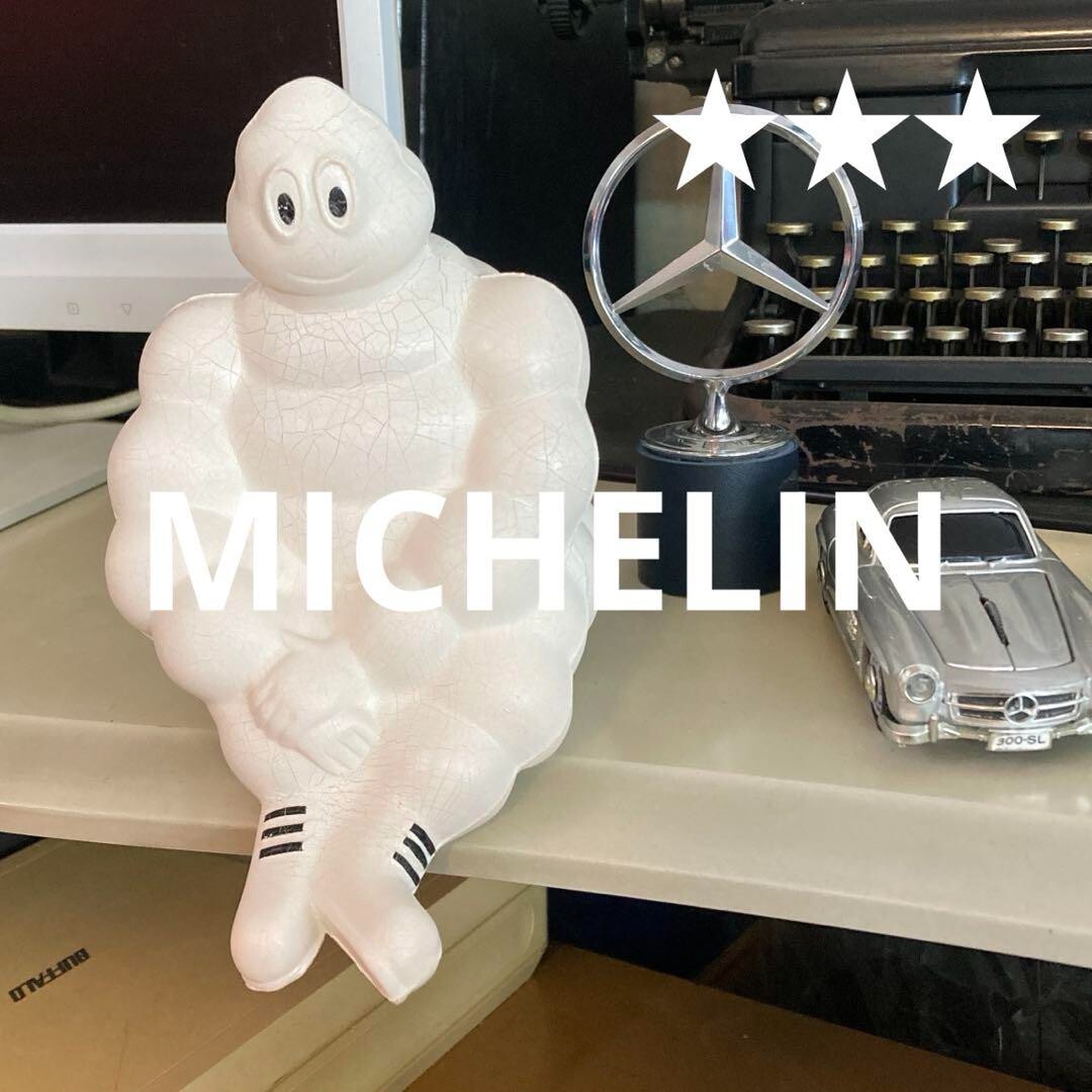 Rare Michelin Man BIBENDUM Tire Figure Sponge Doll Figure