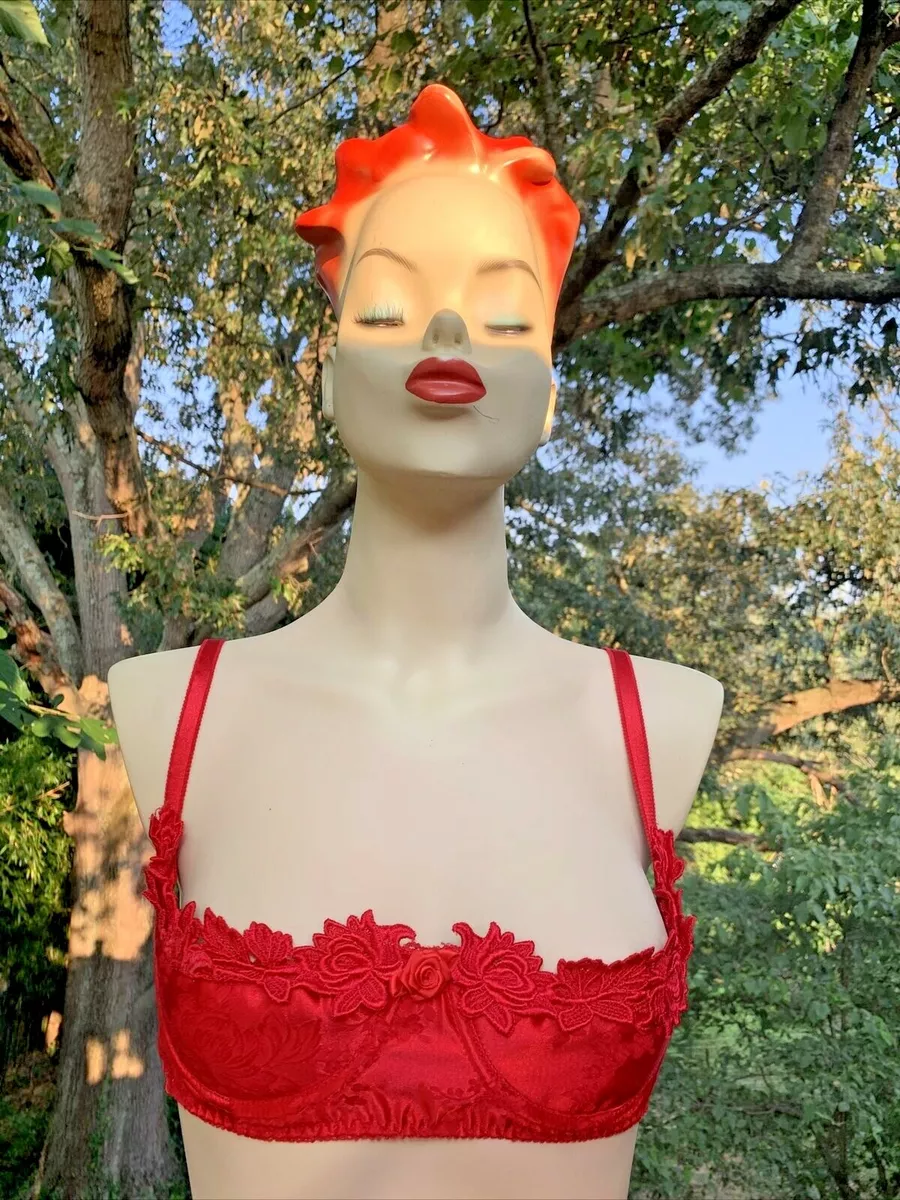 Vintage Frederick's Of Hollywood Marilyn Monroe Bustier Push Up BRA 38  ❤️sj7m27