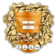 Premium Dried Ginger Root Slices, Quality Ginger Minced, Dried Ginger Slices No