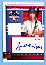 2023 USA Stars & Stripes Development Program Signatures Materials Joe McGee Auto