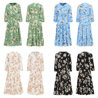 sachin and babi light blue dress Style Simple Dresses Women's Casual Summer Fit And Flare Dress