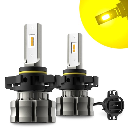 2/4/6X Yellow LED Fog Light Bulb 5202 for Chevrolet Silverado 1500 2500 HD 07-15 - Picture 10 of 27