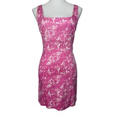 Blue Blush Women's Bodycon Mini Dress Pink Acid Wash Square Neck M