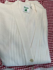 Ladies henselite ribbed bowling cardigan size 44”  