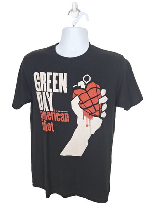 Green Day American Idiot T-Shirt Men/Unisex Bleeding Heart Grenade Soft Medium