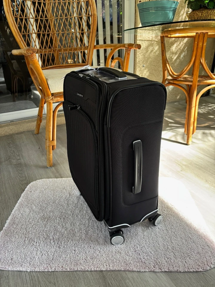 SAMSONITE Silhouette 18 Softside Carry-On Spinner Color - Black - Image 2 of 4