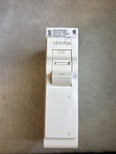 Leviton LB115-T 15A 1-Pole Plug-On Standard Branch Circuit Breaker, Thermal M...