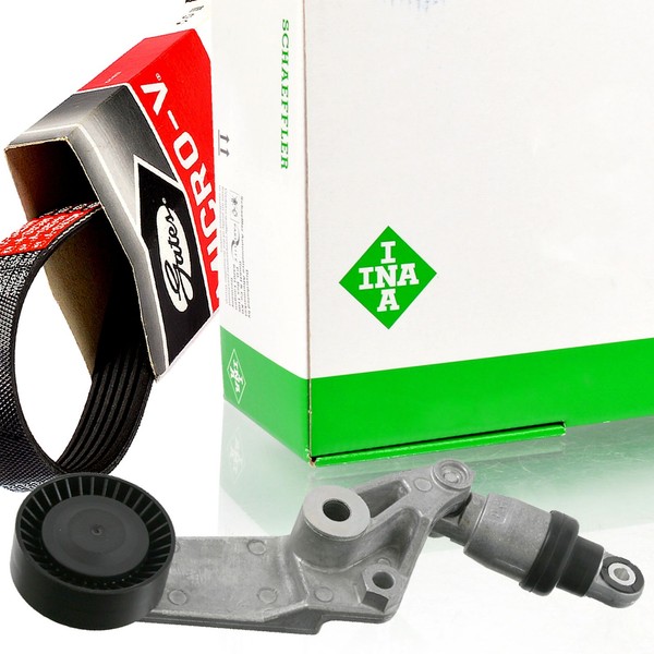 Gates 6PK1693 Keilrippenriemen + Spanner FüR Toyota Corolla 1.4 1.6-image