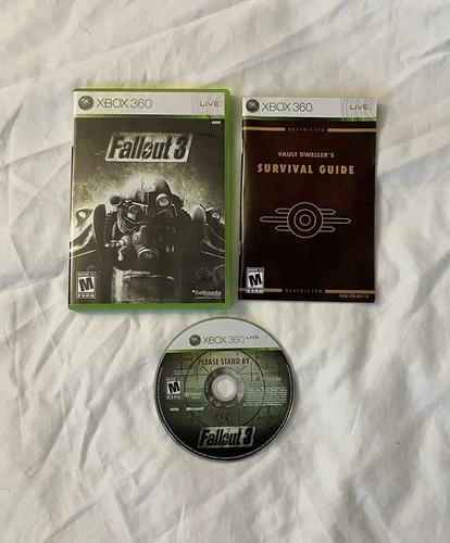 Fallout 3 Xbox 360 CIB Complete Tested Works 2008