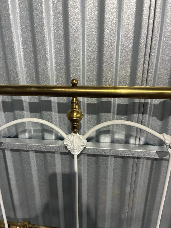 Cama de latón vintage - doble - debe ir para el jueves Foto 3 de 4