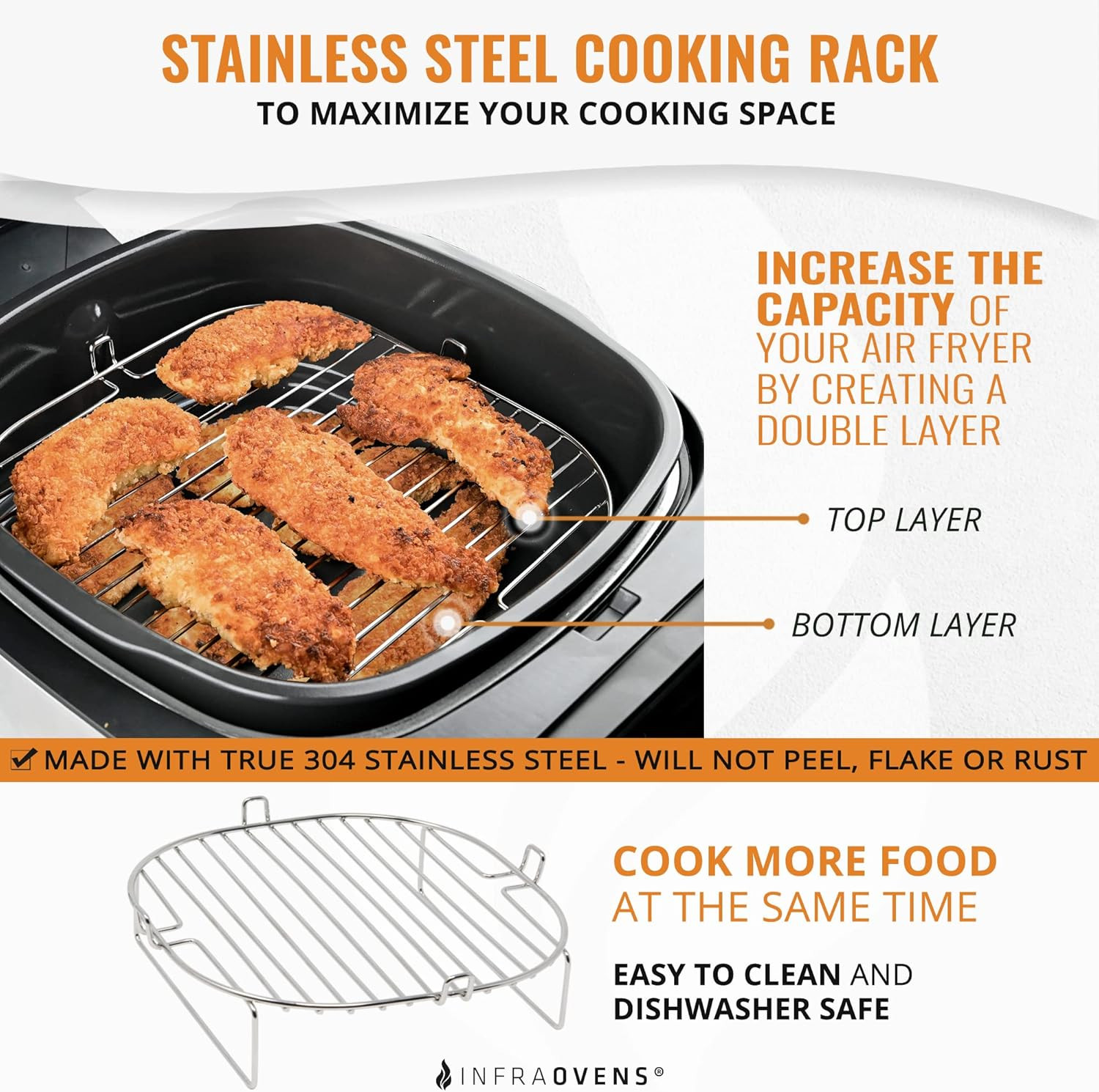 Air Fryer Accessories Compatible with Gowise, Chefman, Cozyna, Insignia, Kalorik