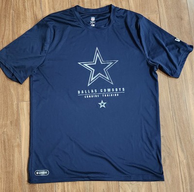 Dallas Cowboys Combine Training T-Shirt Sz Large NFL Team Apparel Football Tee