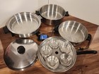 Vintage SaladMaster Electric Skillet & Lid, and other pots