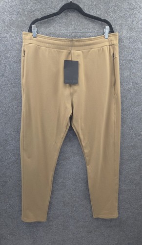 Public Rec All Day Everyday Pants Mens 38x34 Zip Pocket Straight Khaki Beige NWT
