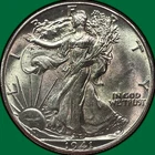 1941-D Walking Liberty Half Dollar Brilliant Uncirculated BU Coin #33377