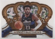 2018-19 Panini Crown Royale Crystal /99 Wesley Matthews #118 ov7
