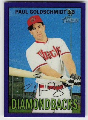 2016 Topps Heritage #THC-465 Paul Goldschmidt BASEBALL Arizona Diamondbacks