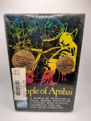 Vintage game - Temple of Apshai Commodore 64 Computer Video Game Epyx Software