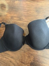 NWT WARNER'S 253 ELEMENTS OF BLISS UNDERWIRE T-SHIRTS BRA 36DD BLACK REG 46