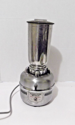 1950's HAMILTON BEACH Commercial BAR MIXER. Model 902-1 Stainless Steel Scovill