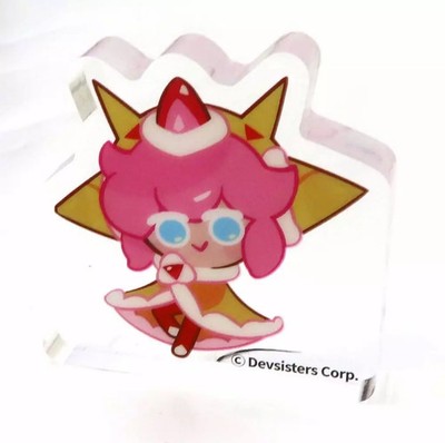 Cookie Run Acrylic Stand Strawberry Crepe Flavor Collectible Display