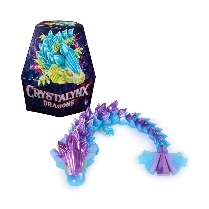 Mini dragon Crystalynx Dragons figurine imprimée en 3D modèle aléatoire