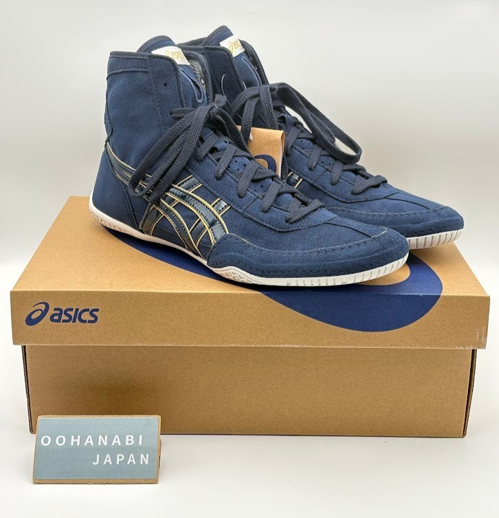 ASICS EX-EO Wrestling Boxing Shoes 1083A001 TWR900 New model Navy Navy Gold NEW