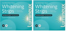  2-Pack Lumineux Tooth Whitening Strips 28 Strips 14 Treatments