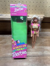 Vintage Mattel 1990 Hawaiian Fun Barbie Doll 5940 Original Box No Skirt