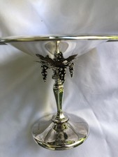 925 Sterling Silber Aufsatzschale Traubendekor Hazorfim