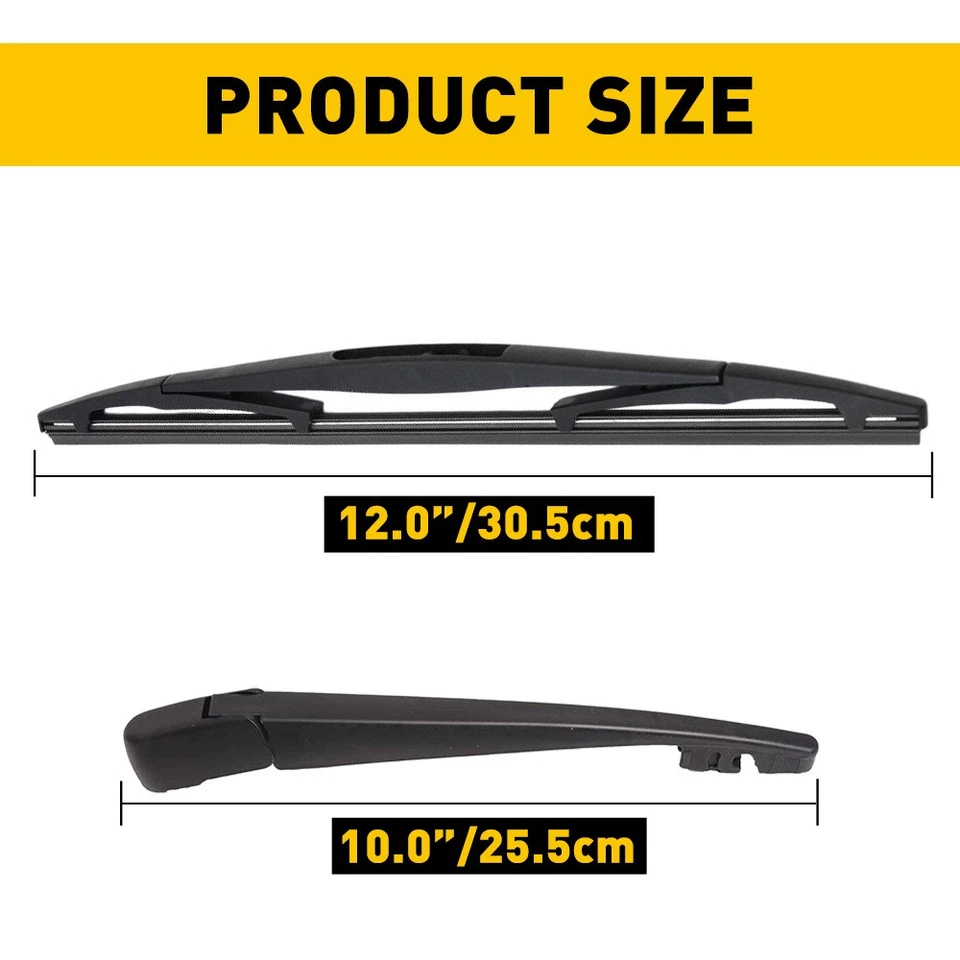 Limpador de lâmina traseiro para Subaru CROSSTREK 2017-2023 para qualidade - Imagem 3 de 4