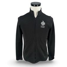 Adidas Golf Womens ESS Layer Jacket Black Trump Doonbeg Crest Small DQ0509 NEW