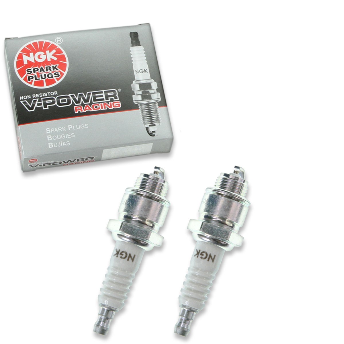 2 pc NGK 2891 R5670-7 V-Power Racing Spark Plugs for J63Y HD3-4 AR72 A12 72 ei